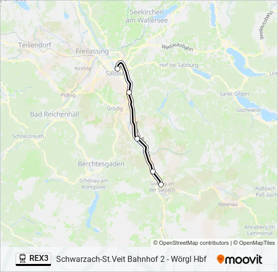 REX3  Line Map