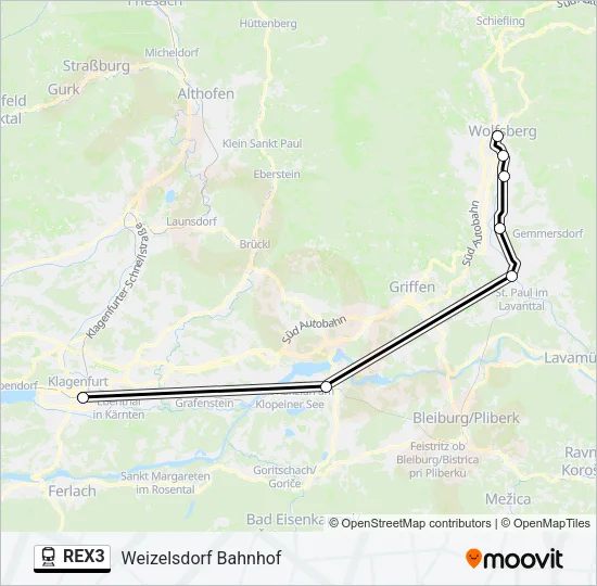 REX3  Line Map