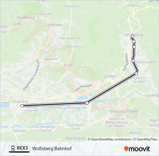 REX3  Line Map
