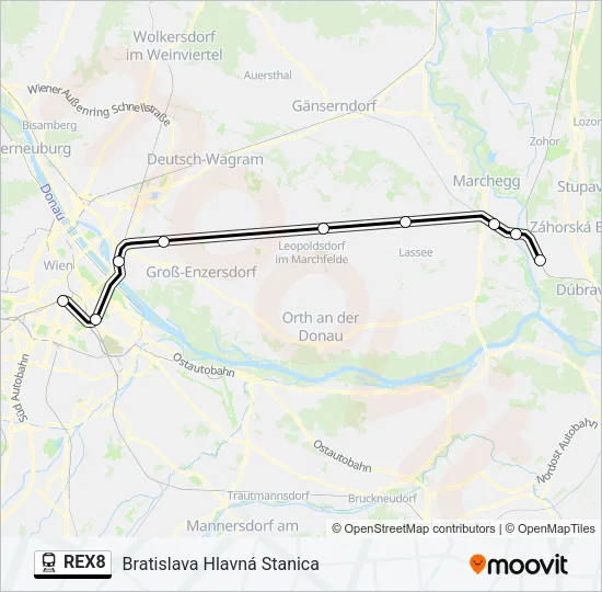 REX8  Line Map