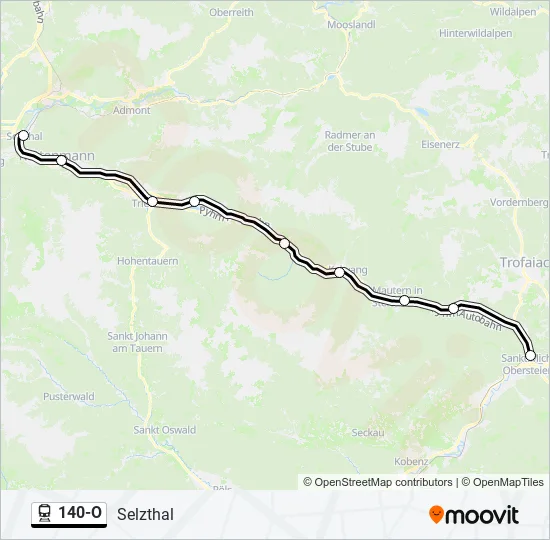 140-O  Line Map