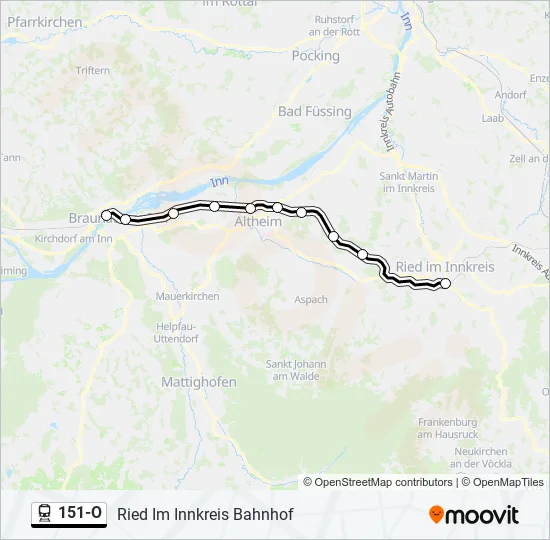 151-O  Line Map