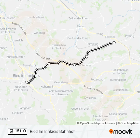 151-O  Line Map