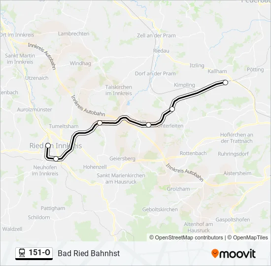 151-O  Line Map