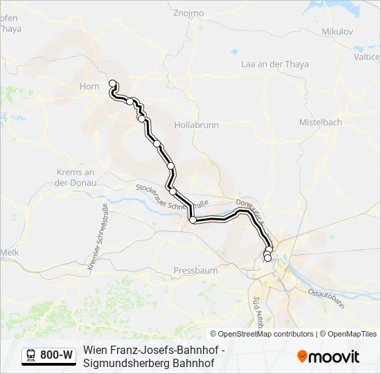 800-W  Line Map