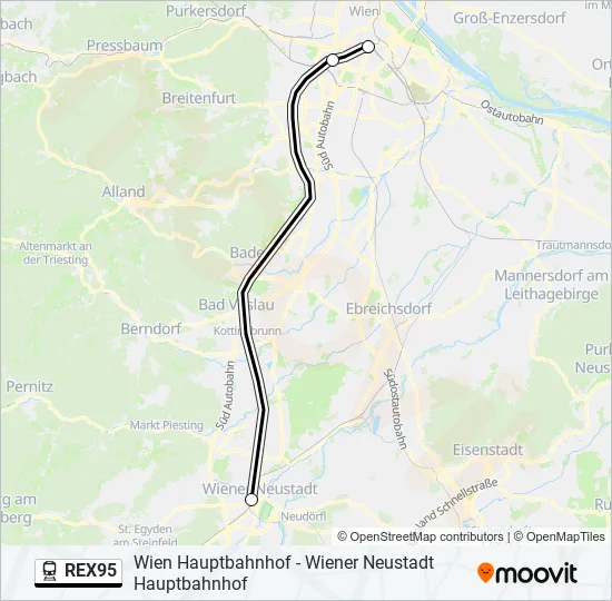 REX95  Line Map