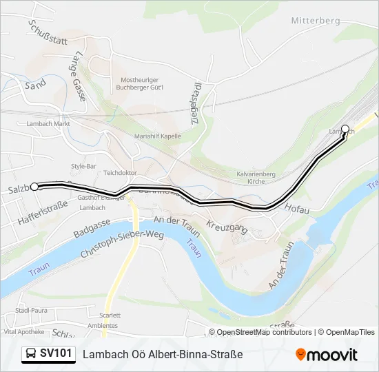 SV101  Line Map