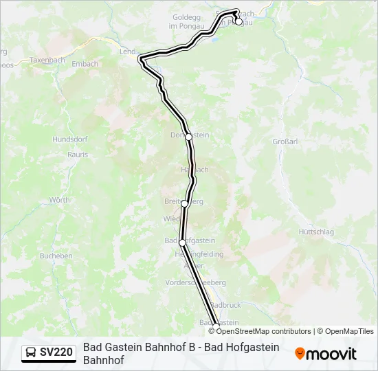 SV220  Line Map