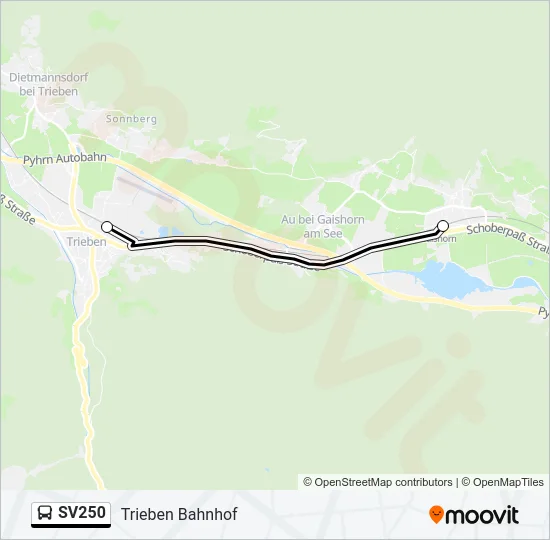 SV250  Line Map