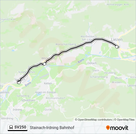 SV250  Line Map