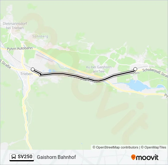 SV250  Line Map