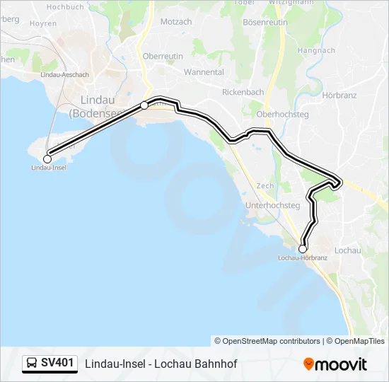 SV401  Line Map