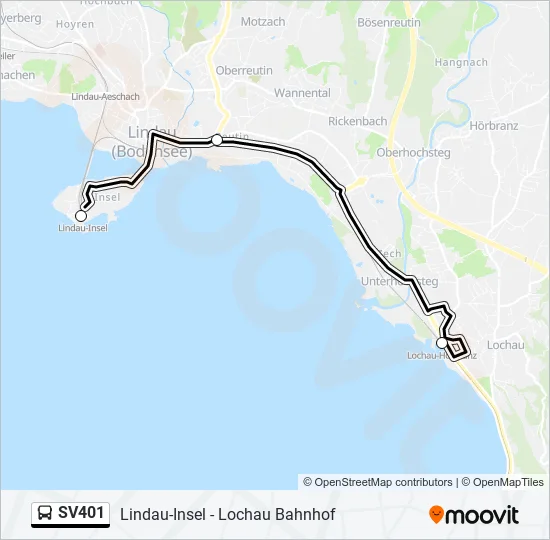 SV401  Line Map