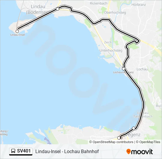 SV401  Line Map