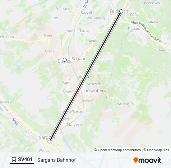 SV401  Line Map