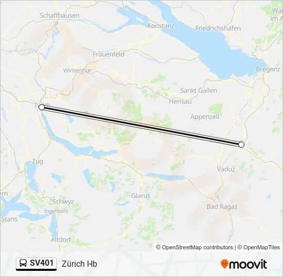 SV401  Line Map