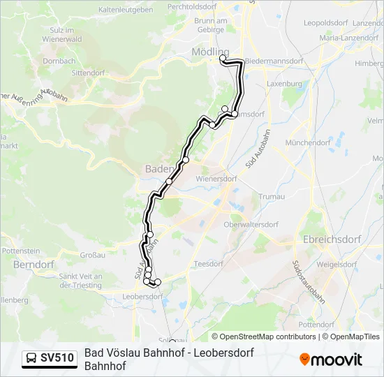 SV510  Line Map