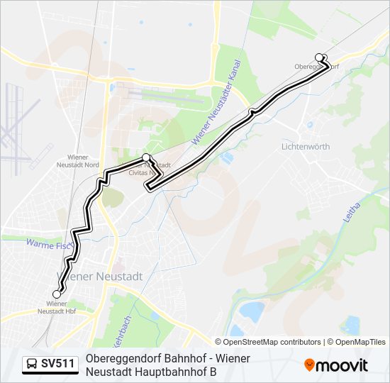 Sv Route Schedules Stops Maps Wiener Neustadt Hauptbahnhof