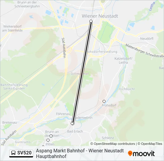 SV520  Line Map