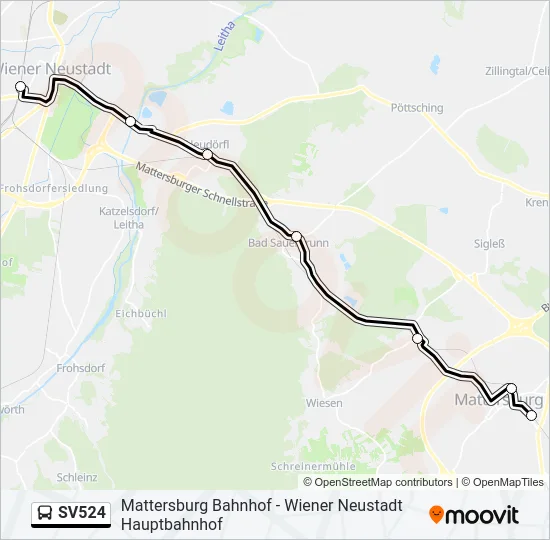 SV524  Line Map