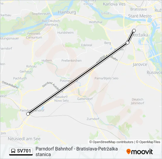 SV701  Line Map