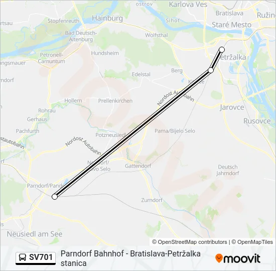 SV701  Line Map