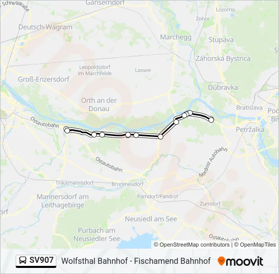 SV907  Line Map