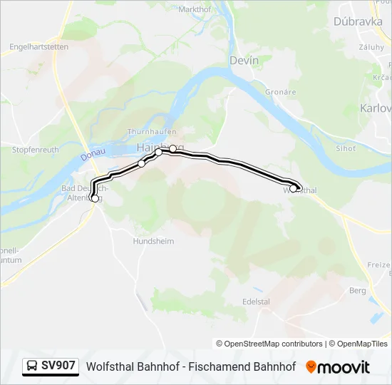 SV907  Line Map