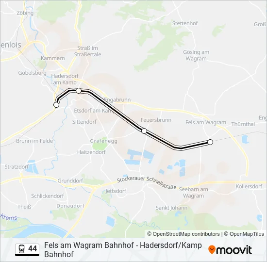 44 Train Line Map