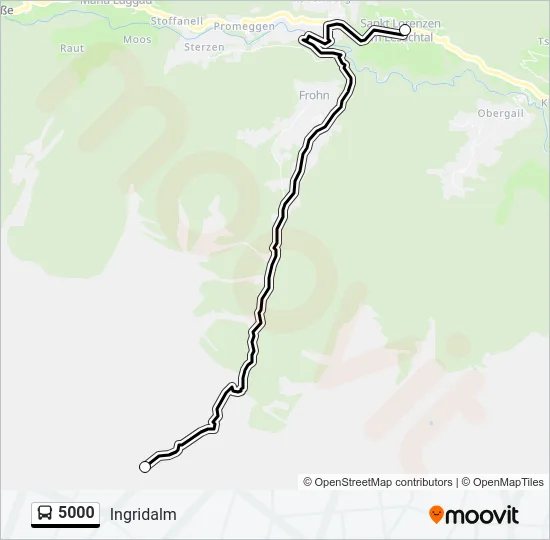 5000 Bus Line Map