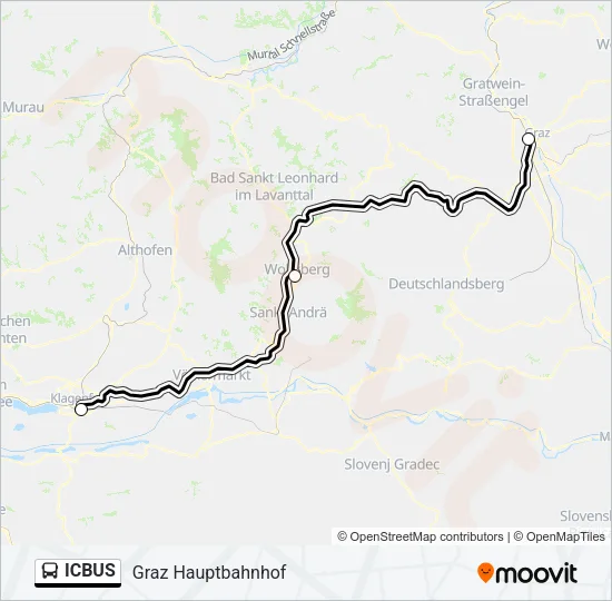 ICBUS Bus Line Map