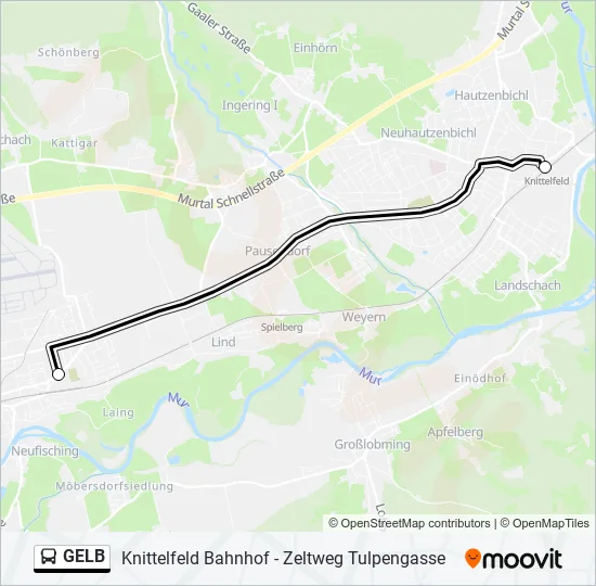 GELB  Line Map