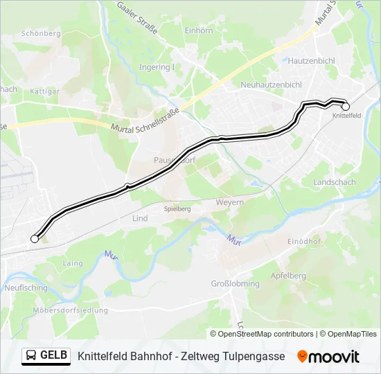 GELB  Line Map