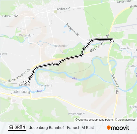 GRÜN  Line Map
