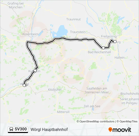 SV300 Bus Line Map