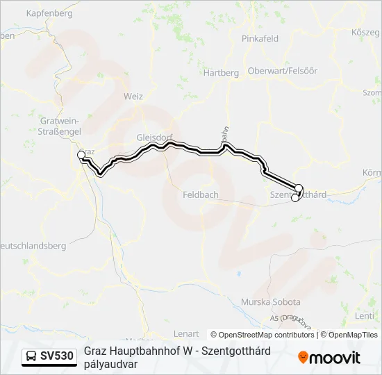 SV530 Bus Line Map