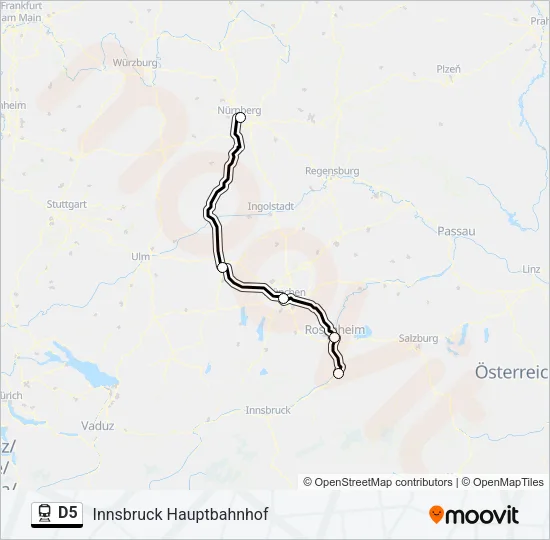 D5 Train Line Map