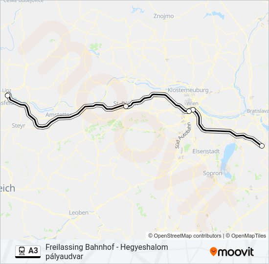 a3 Route: Fahrpläne, Haltestellen & Karten - Budapest-Keleti (Aktualisiert)