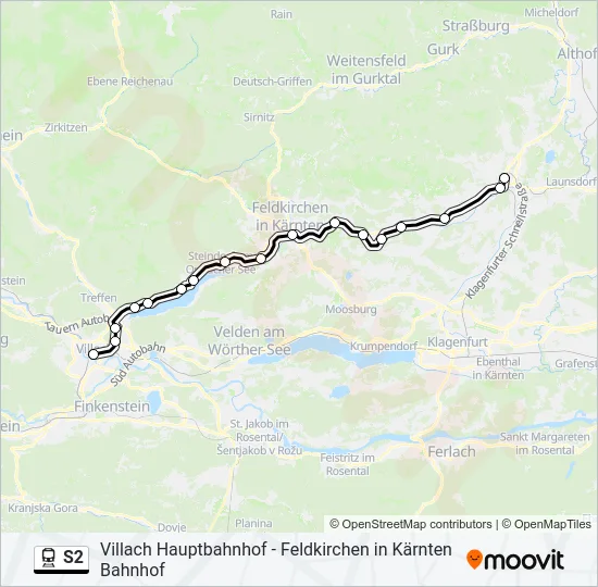 S2  Line Map