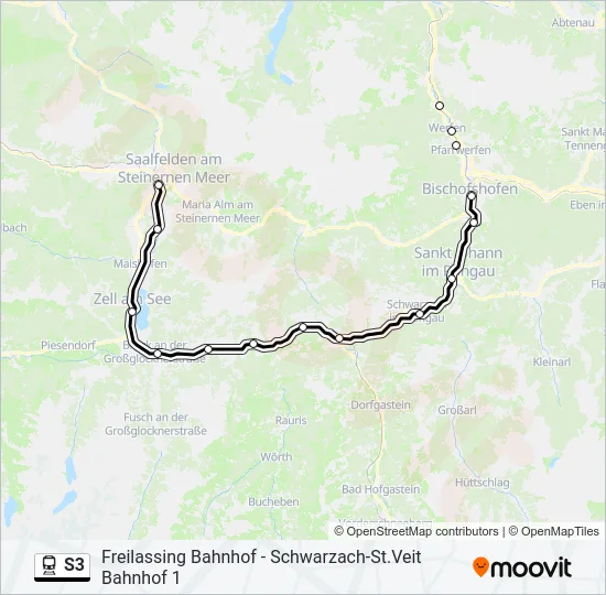 S3  Line Map