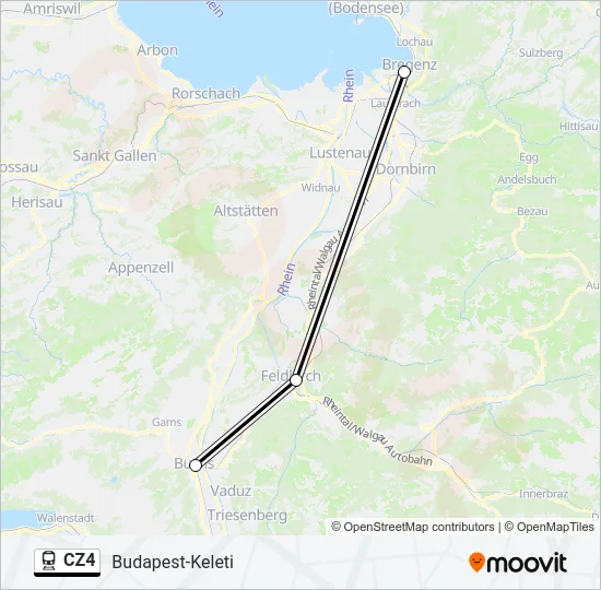 CZ4  Line Map