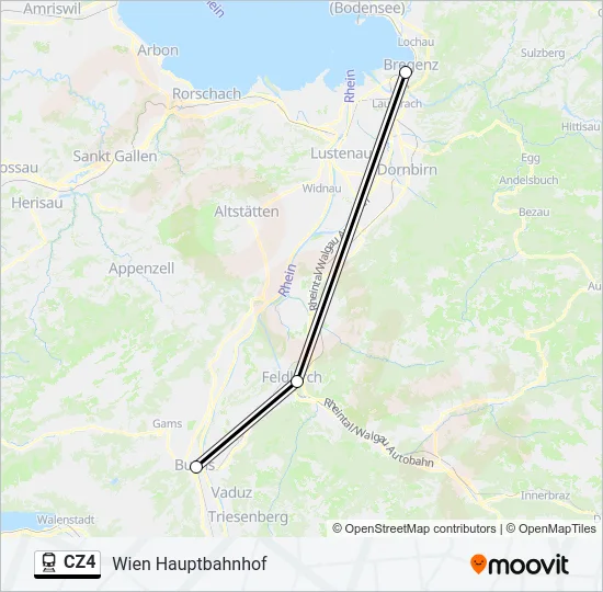 CZ4  Line Map