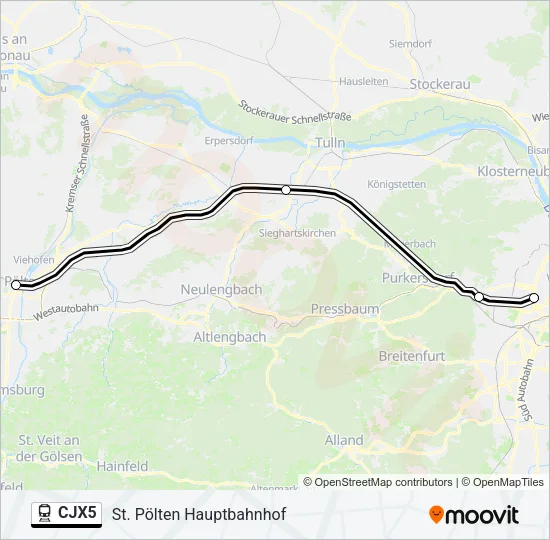 CJX5  Line Map