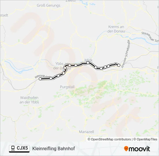 CJX5  Line Map