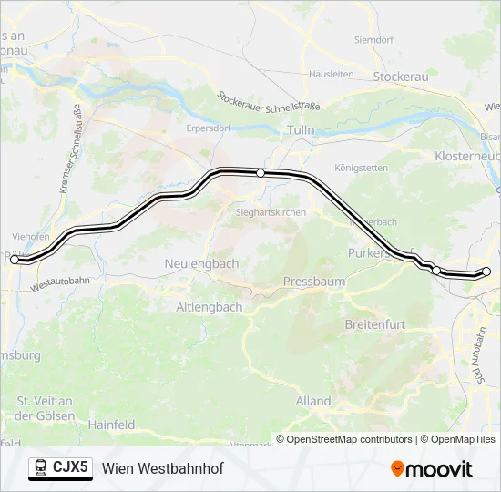CJX5  Line Map