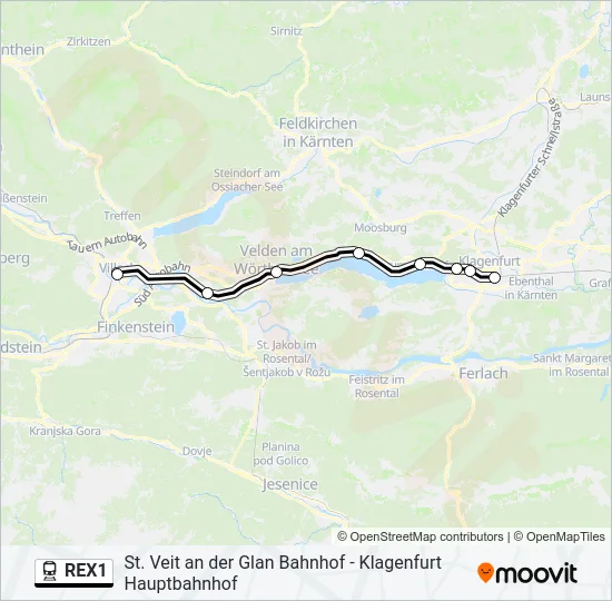 REX1  Line Map