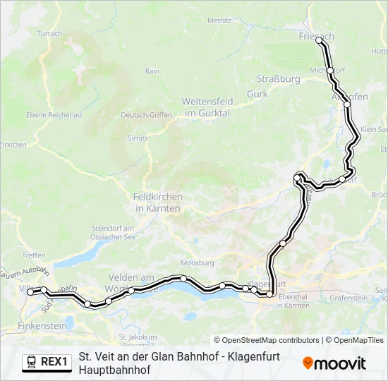 REX1  Line Map
