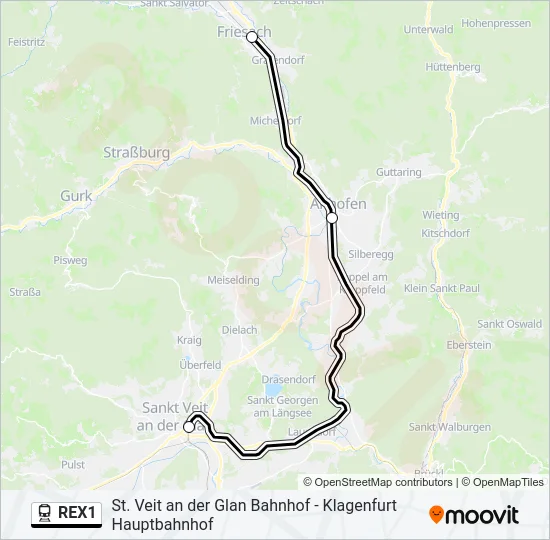 REX1  Line Map
