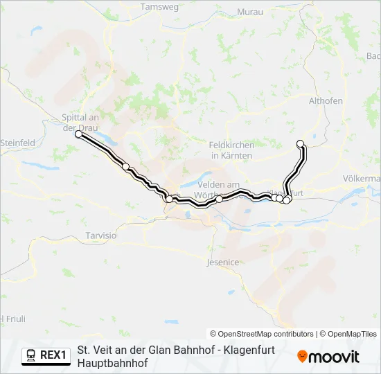 REX1  Line Map