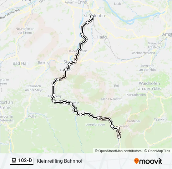 102-D  Line Map